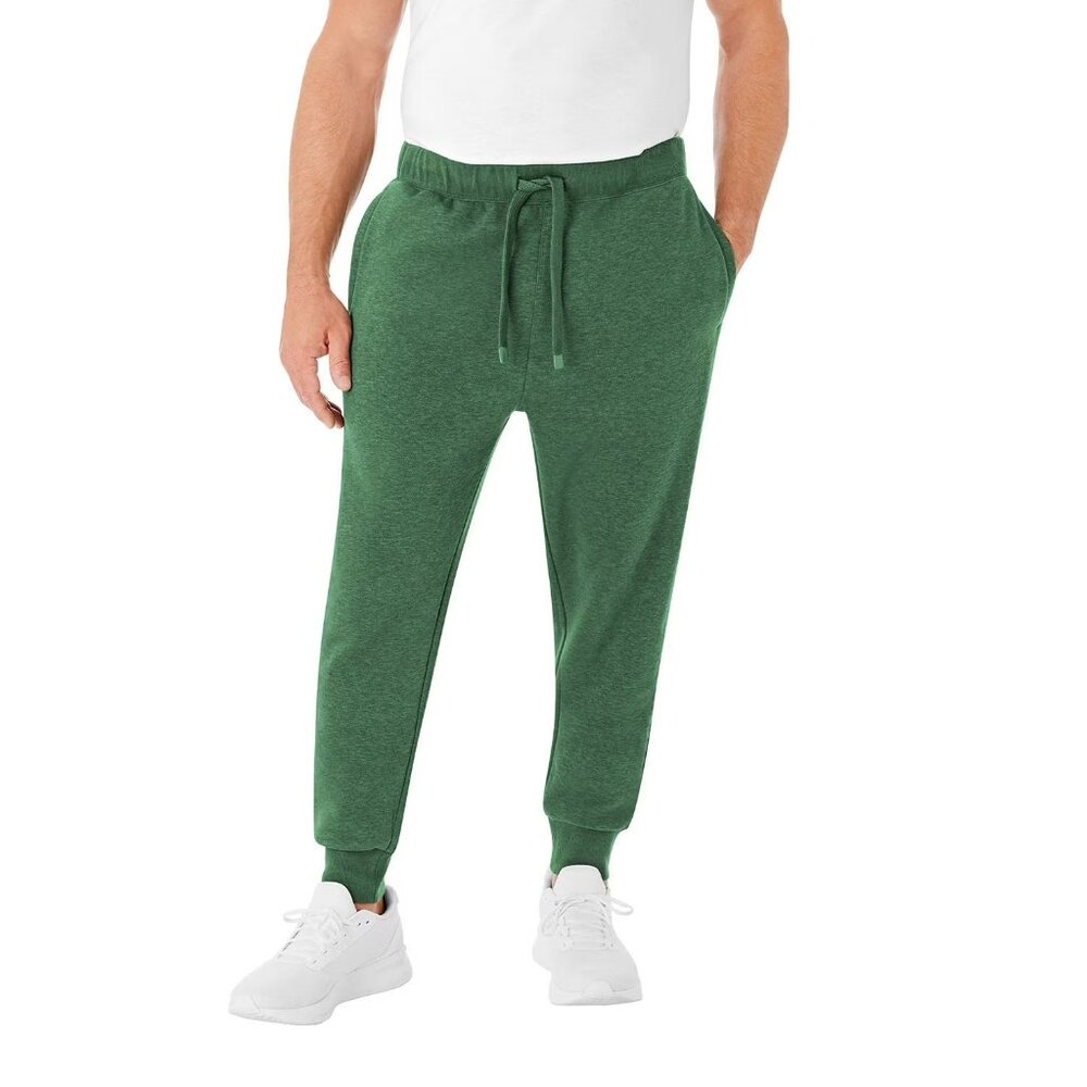 Jogger Sweat Pants: (2) Zippered Pockets and Drawstring.  Cotton Blend.  New